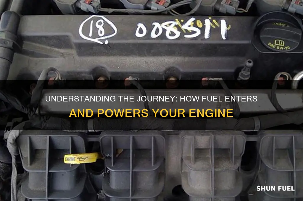 how fuel enters the engine