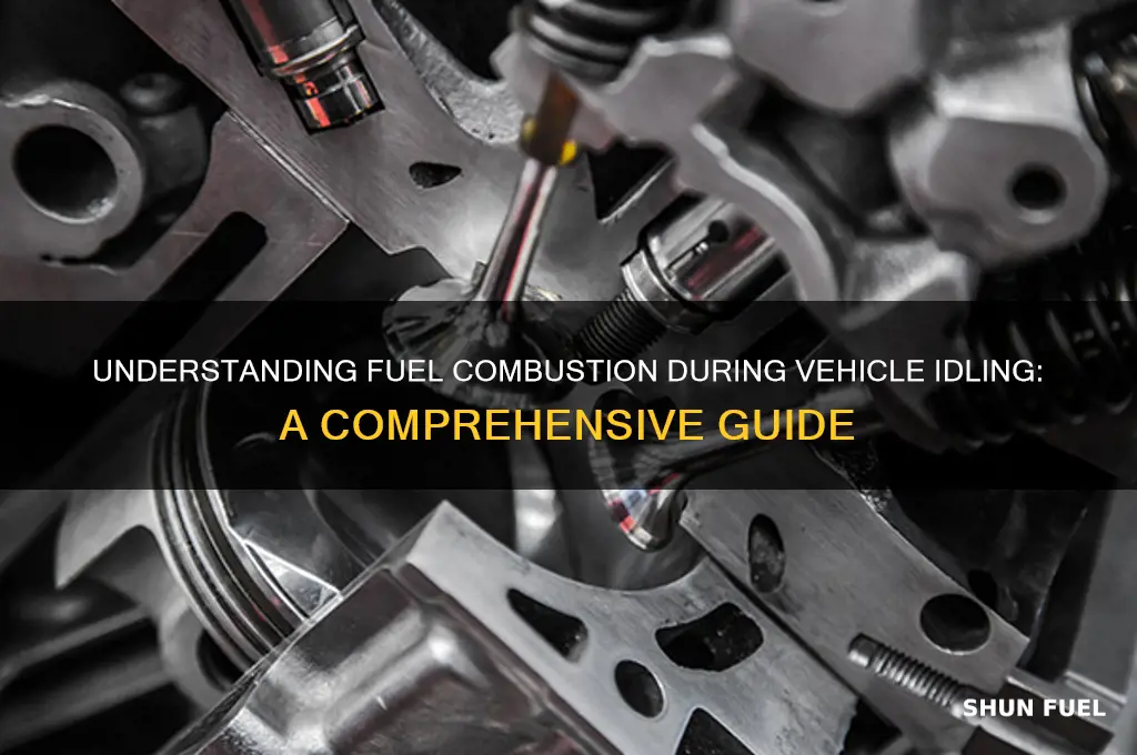 how fuel is burnt idling