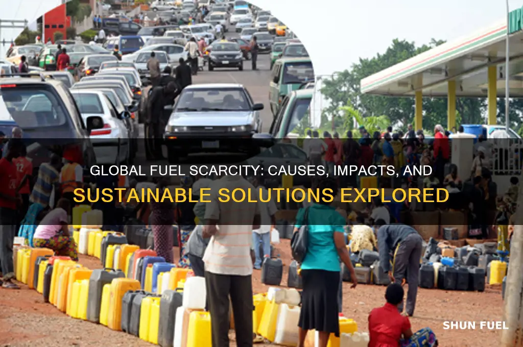 how fuel is scarce
