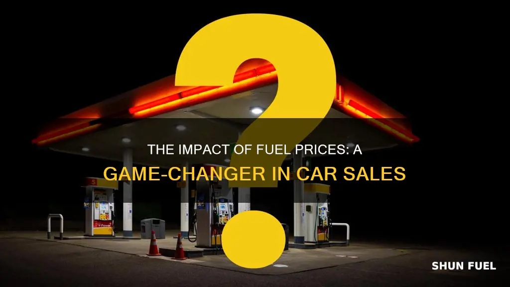 how fuel prices influence car sales