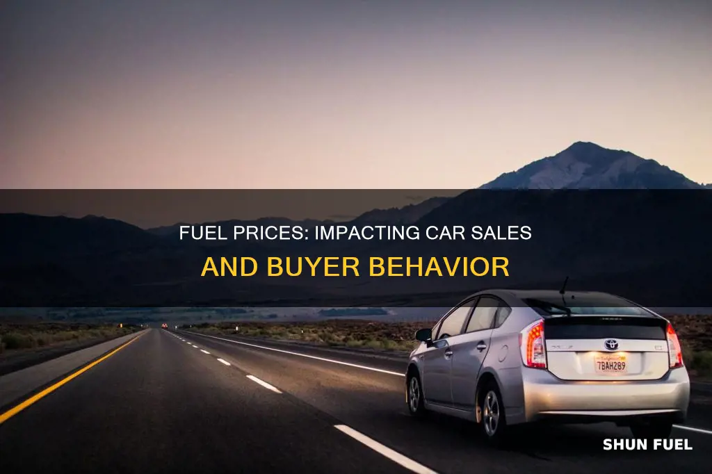 how fuel prices influence car sales