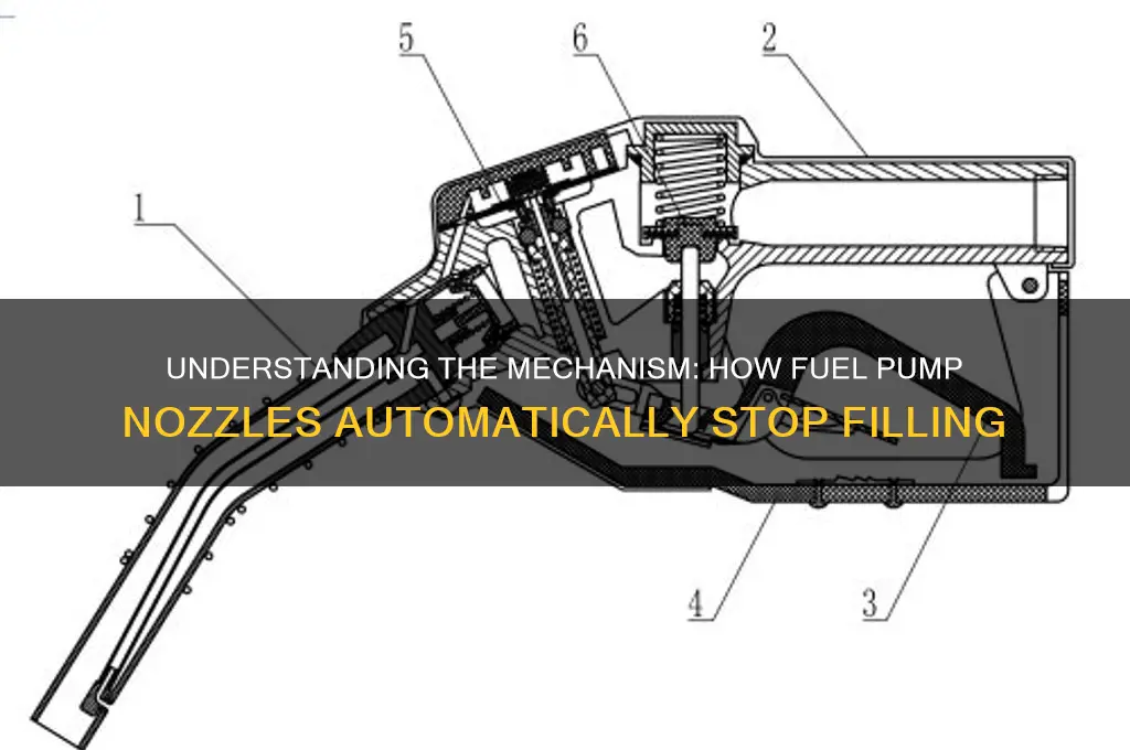 how fuel pump nozzle stops