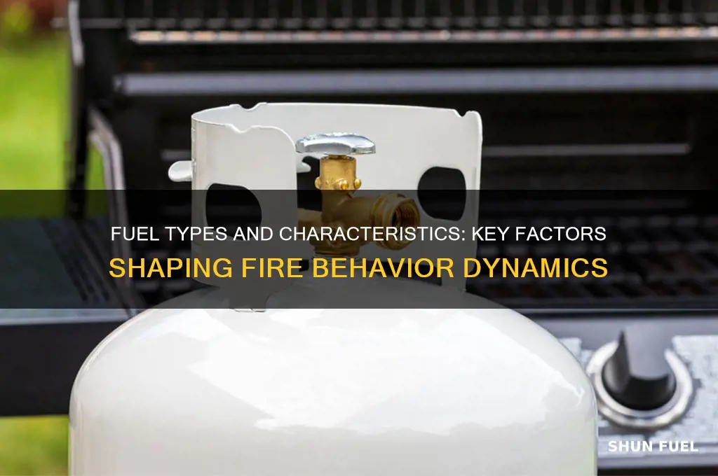 how fuel types and fuel characteristics can affect fire behavior