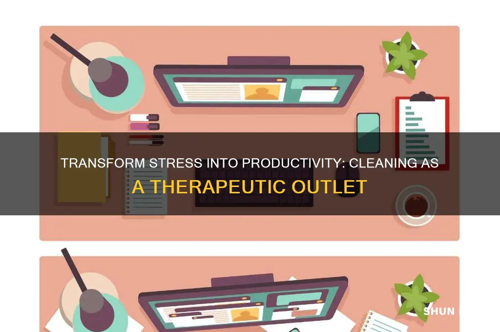 how fueling stress into cleaning can be a positive thing