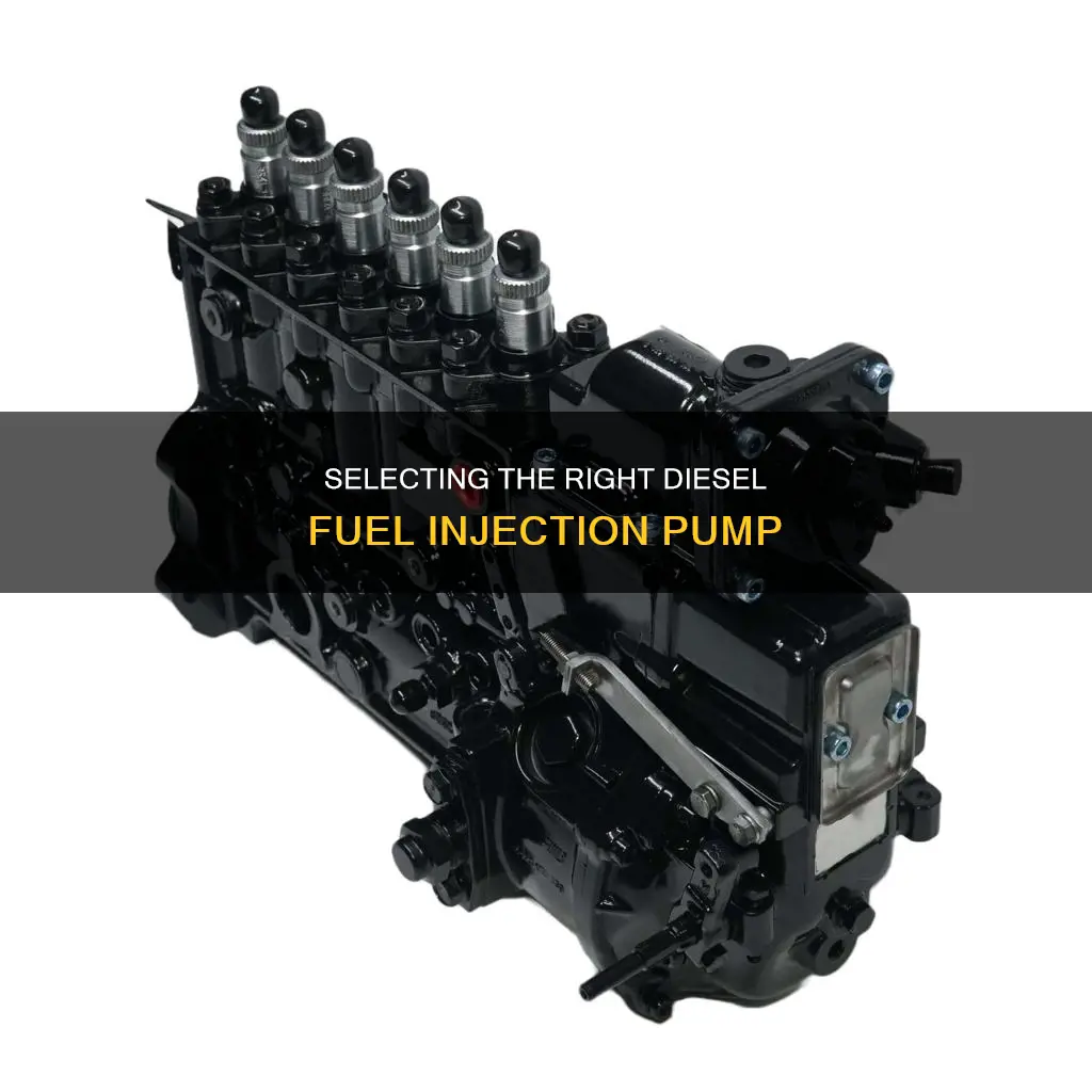 how gallons per minute should a diesel fuel injection pump
