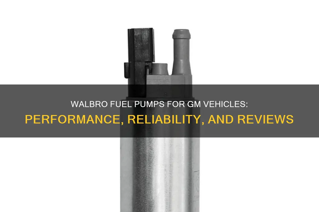 how good are walbro fuel pumps gm