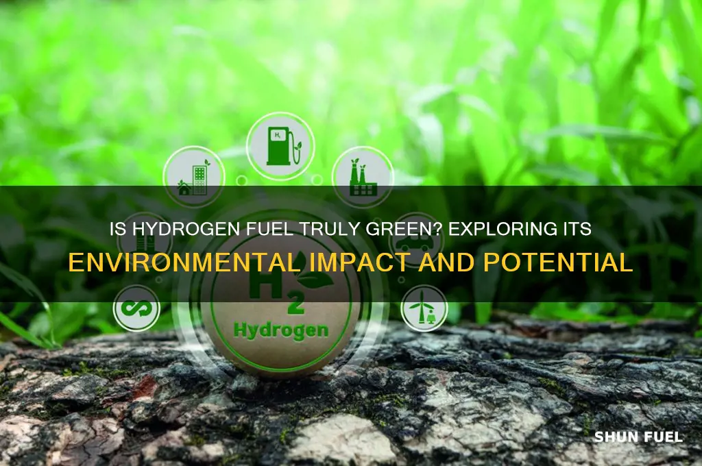 how green is hydrogen fuel