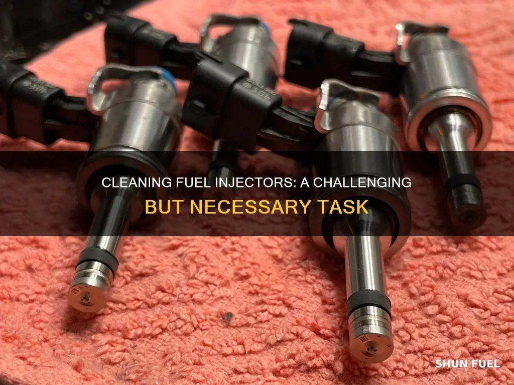 how hard is it to clean fuel injectors