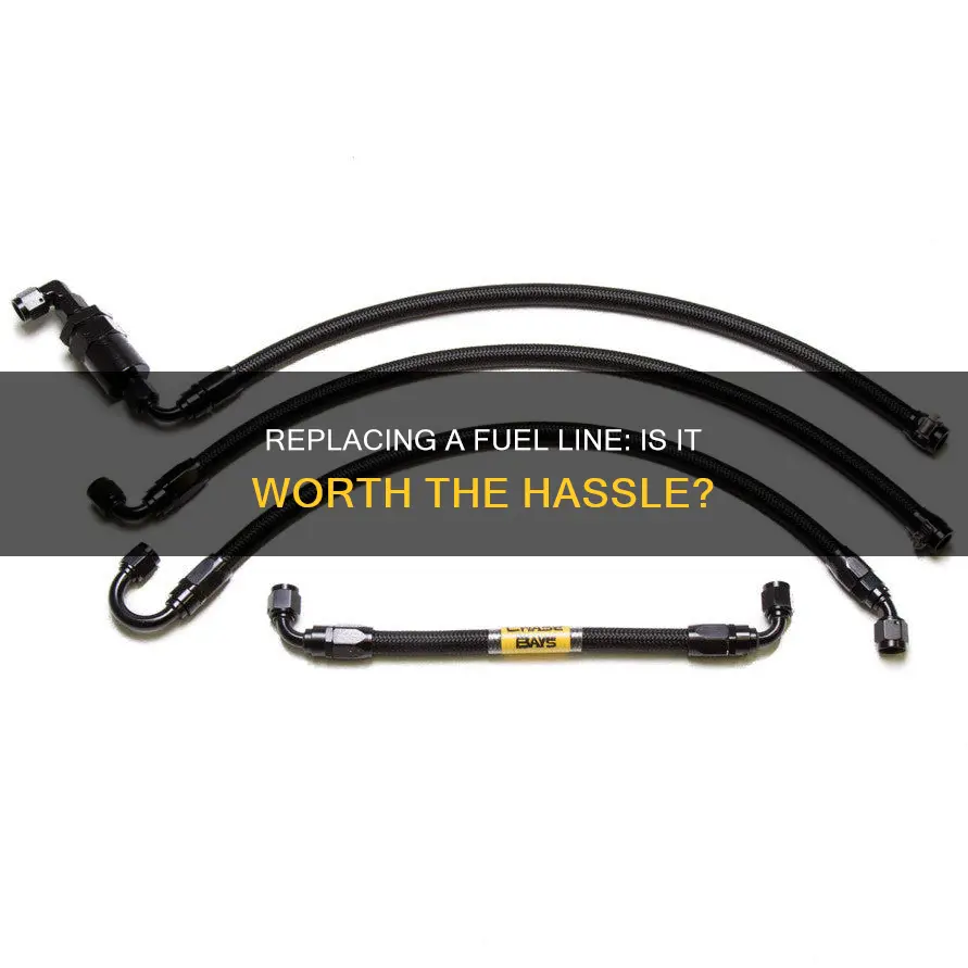 how hard is it to replace a fuel line