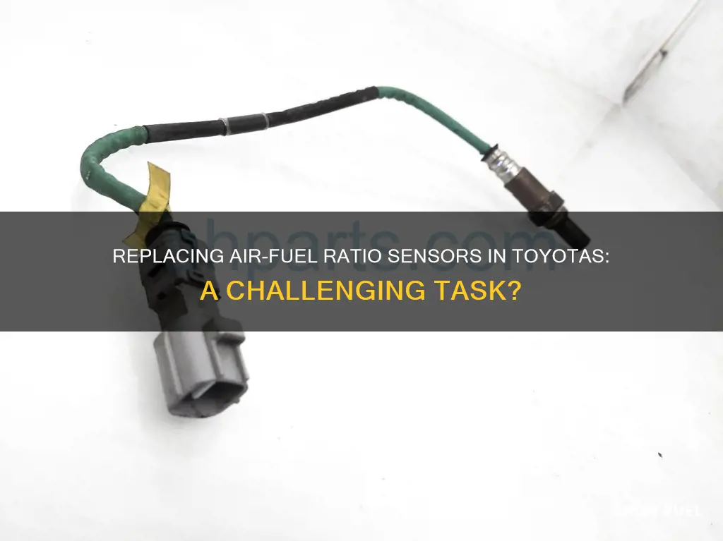 how hard to replace air fuel ratio sensor toyota