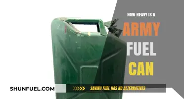 Army Fuel Can Weight: Unveiling the Surprising Load Capacity