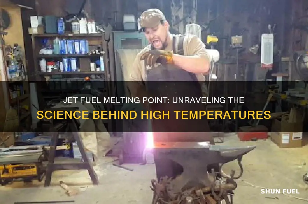 how high can jet fuel melt