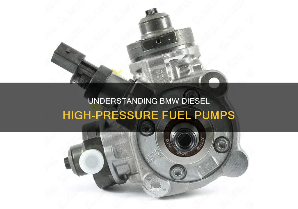how high pressure fuel pump works on bmw diesel