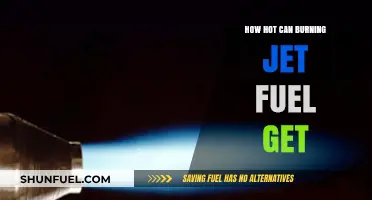 Exploring the Extreme Temperatures of Burning Jet Fuel