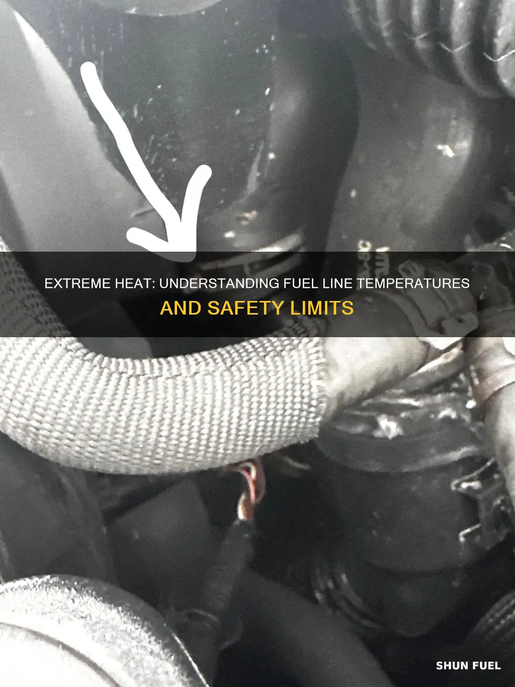 how hot can fuel line get