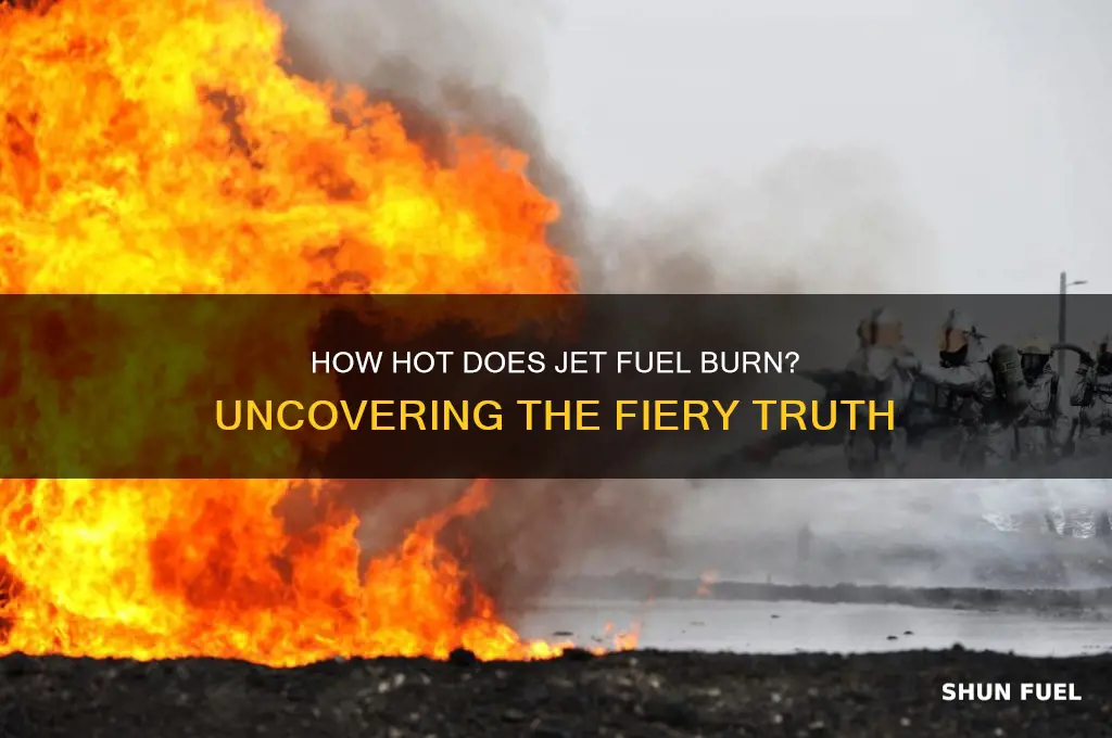 how hot does jet fuel