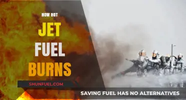 Exploring the Extreme Heat of Burning Jet Fuel