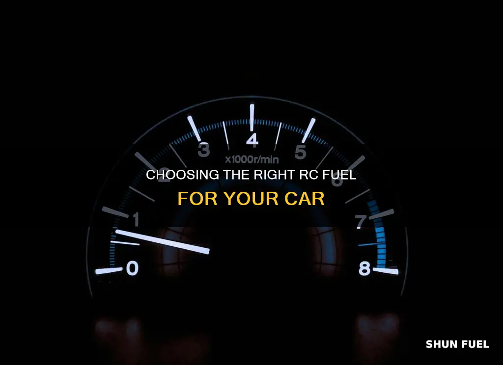 how i can know wicg rc fuel to my car