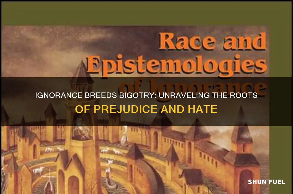 how ignorance fuels bigotry