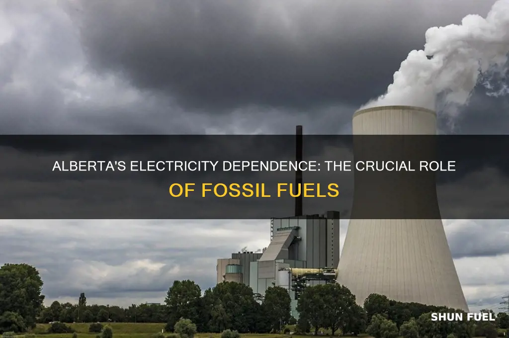 how important are fossil fuels for generating electricity in alberta