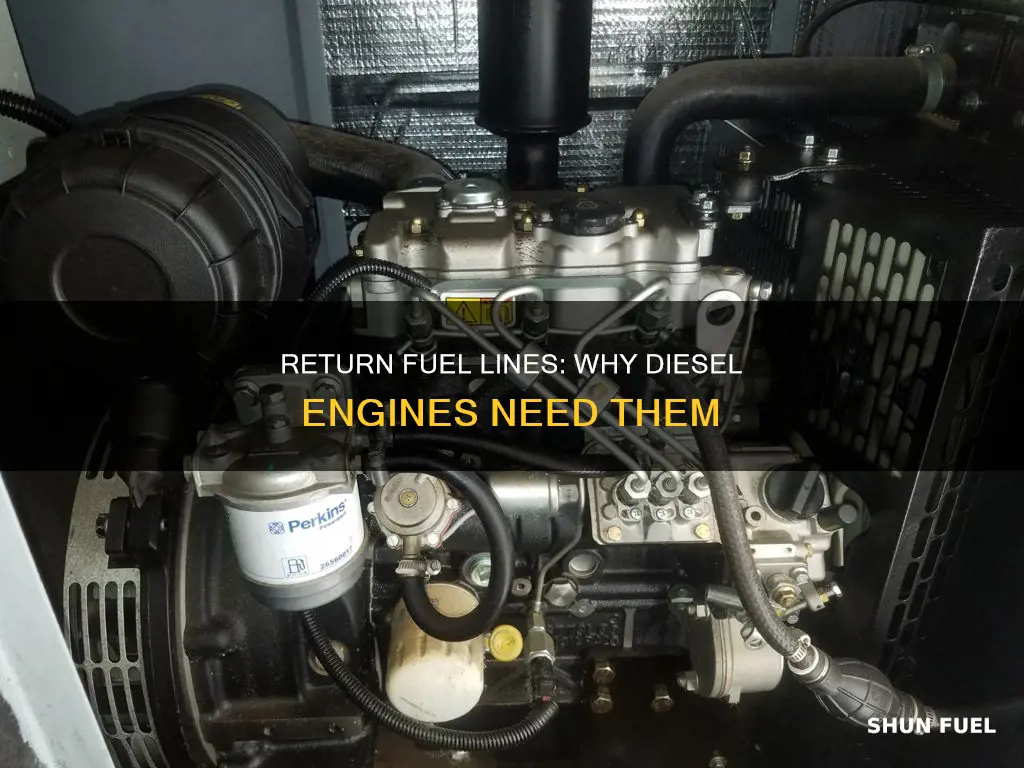 how important are return fuel lines on a diesel engine