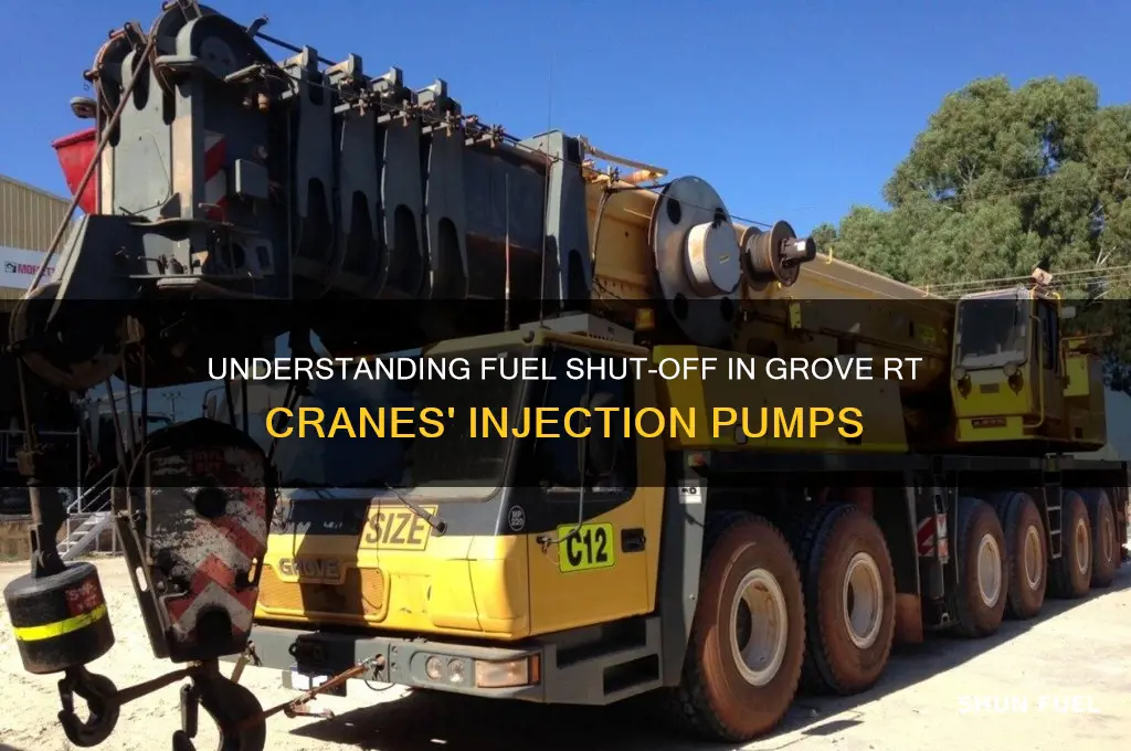 how injection pump shuts off fuel grove rt cranes