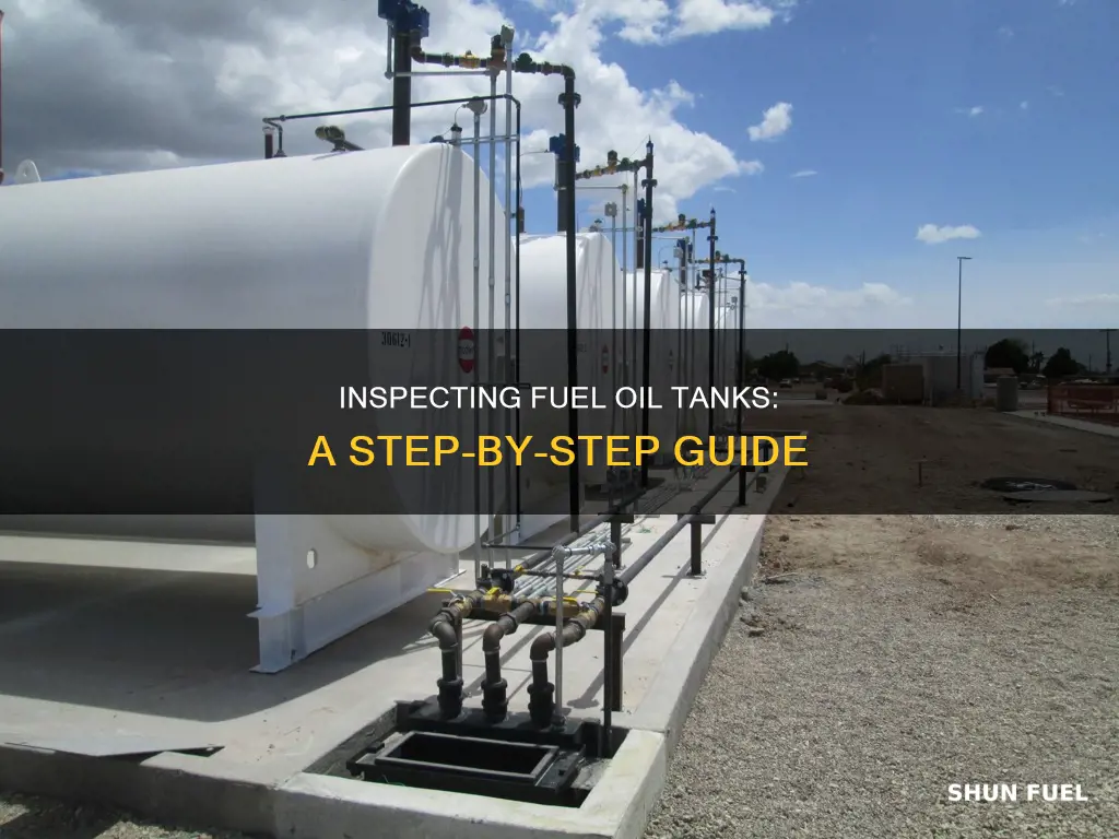 how inspect fuel oil tank