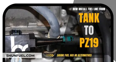 Fuel Line Installation: Tank to PZ19 Made Easy