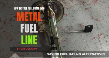 Fuel Pump Installation: A Guide to Metal Fuel Lines