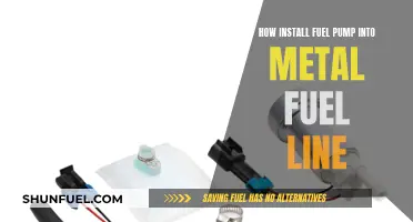 Fuel Pump Installation: Metal Fuel Line Tips