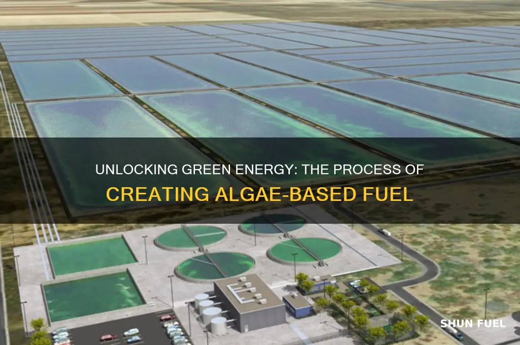 how is algae fuel made