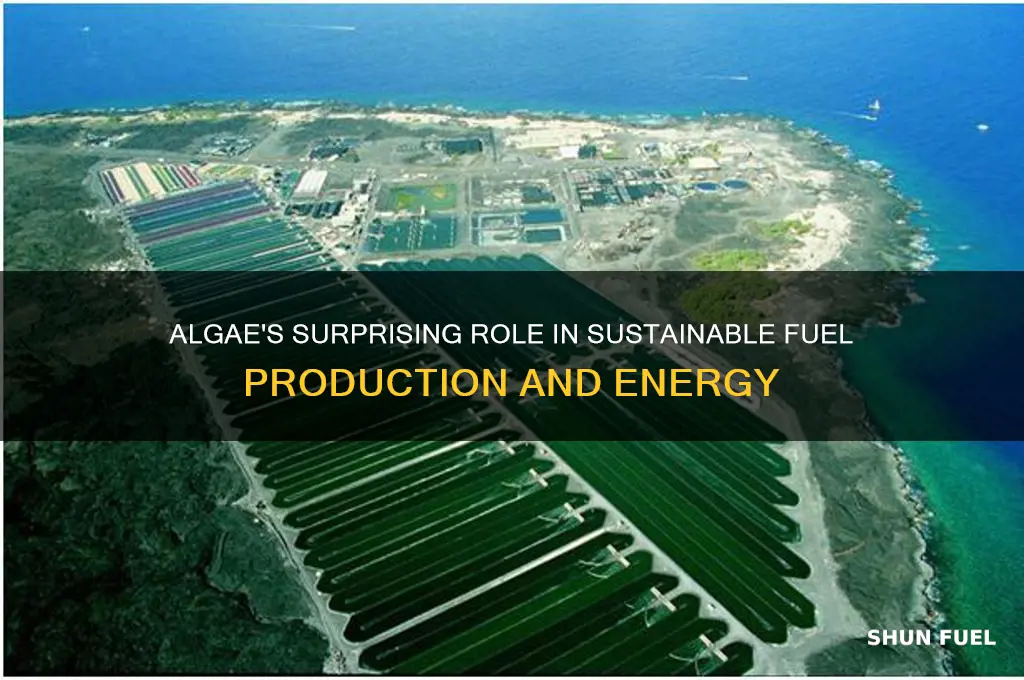 how is alge used as a fuel source