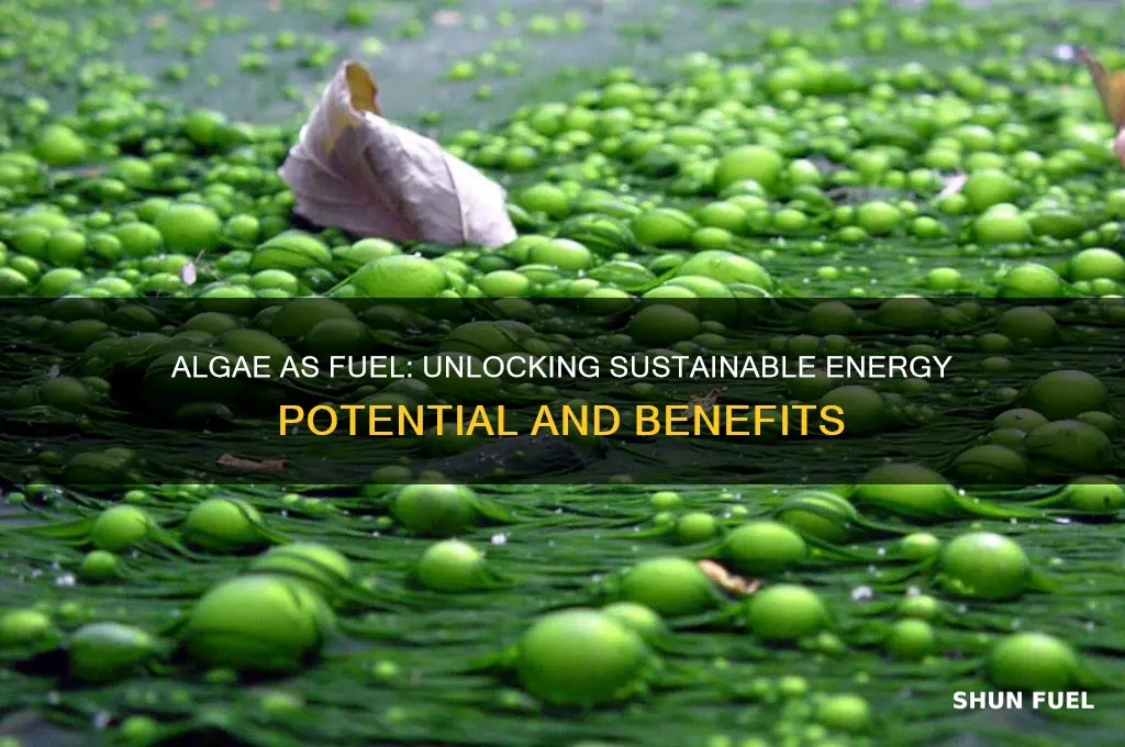 how is algea a fuel