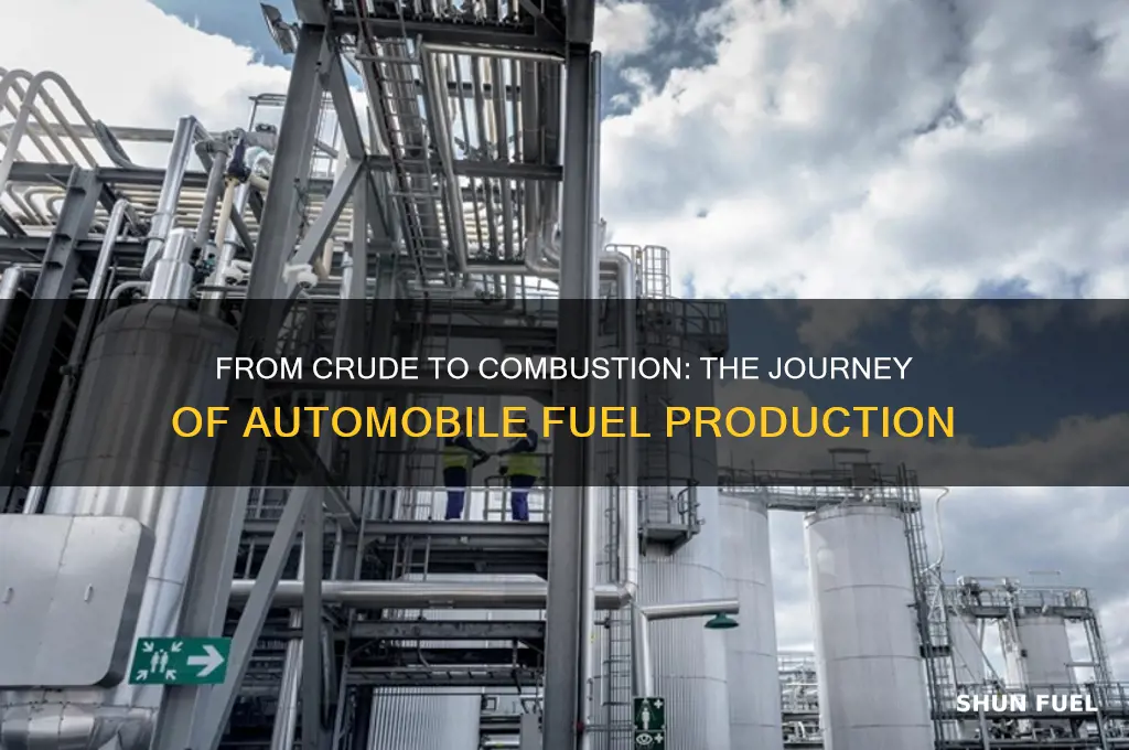 how is automobile fuel made