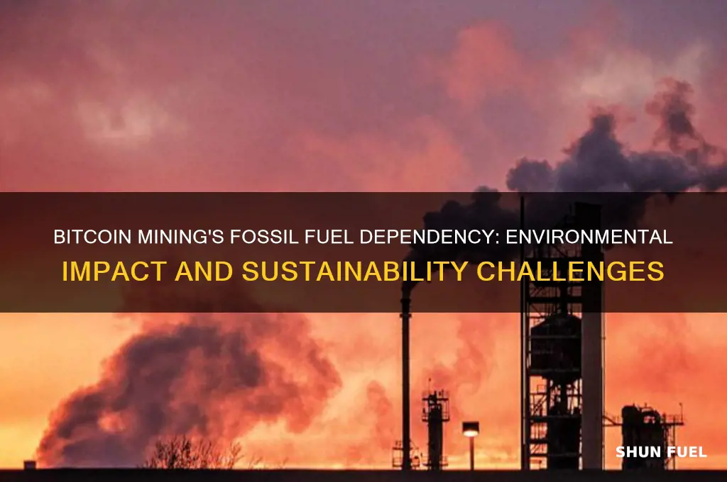 how is bitcoin mined fossil fuel
