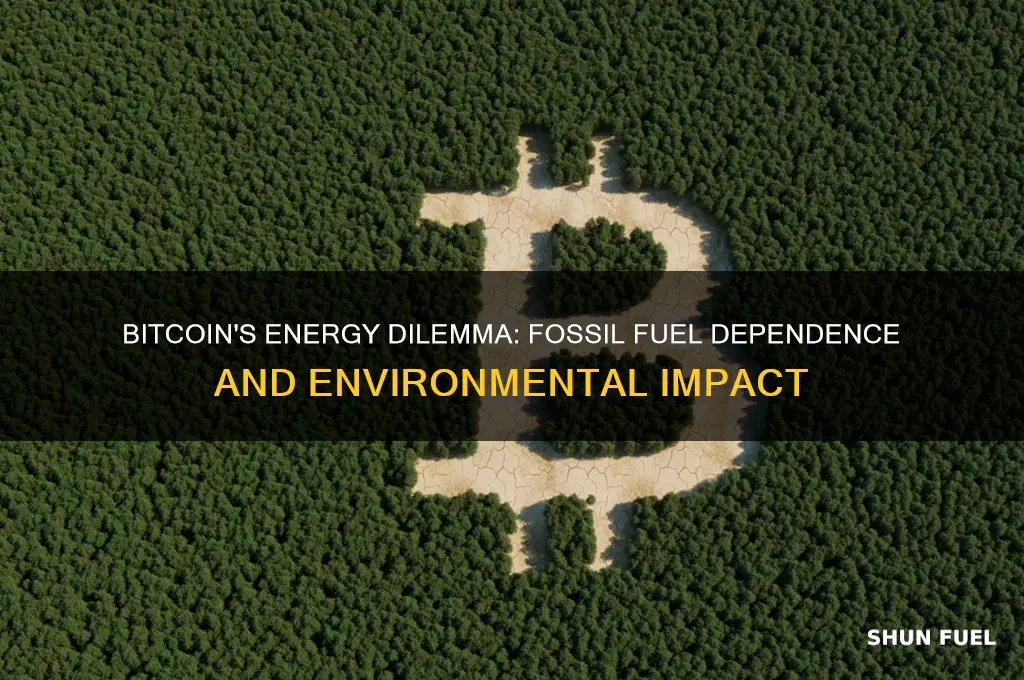 how is bitcoin related to fossil fuels