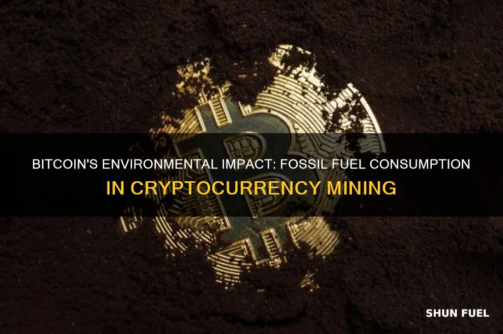 how is bitcoin using fossil fuels