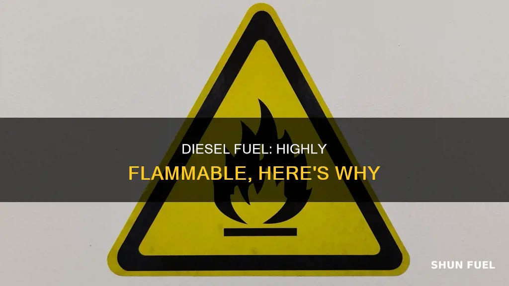 how is diesel fuel flammable