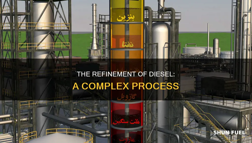 how is diesel fuel refined