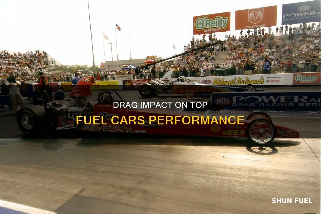 how is drag considered in a top fuel car