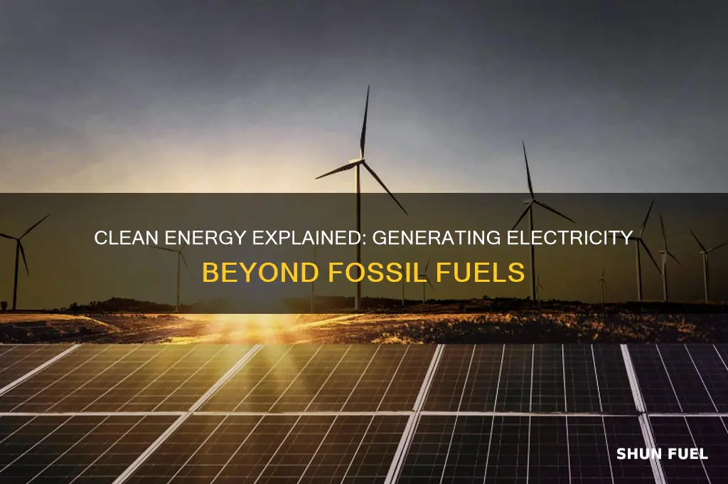 how is electricity made without fossil fuels