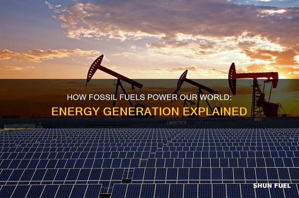 how is energy made using fossil fuels