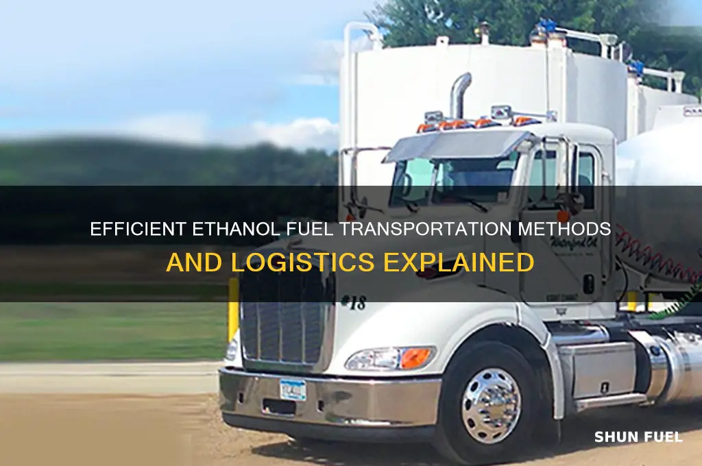 how is ethanol fuel transported