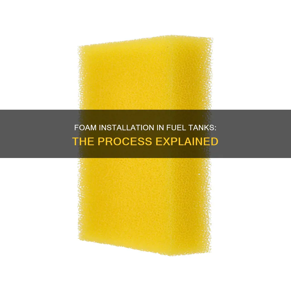 how is foam installed in fuel tanks