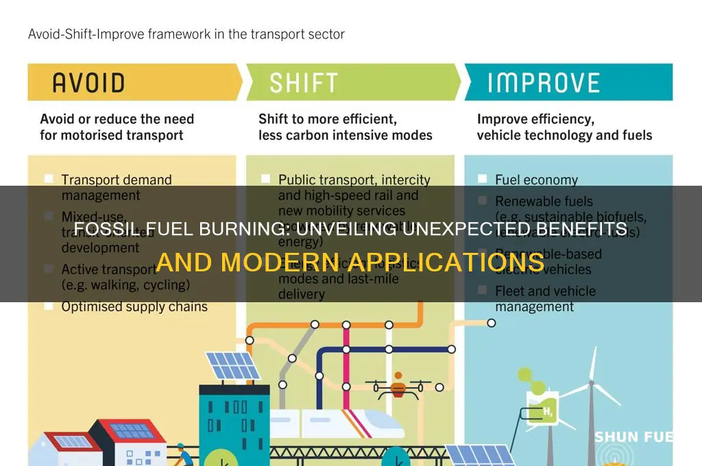 how is fossil fuel burning good