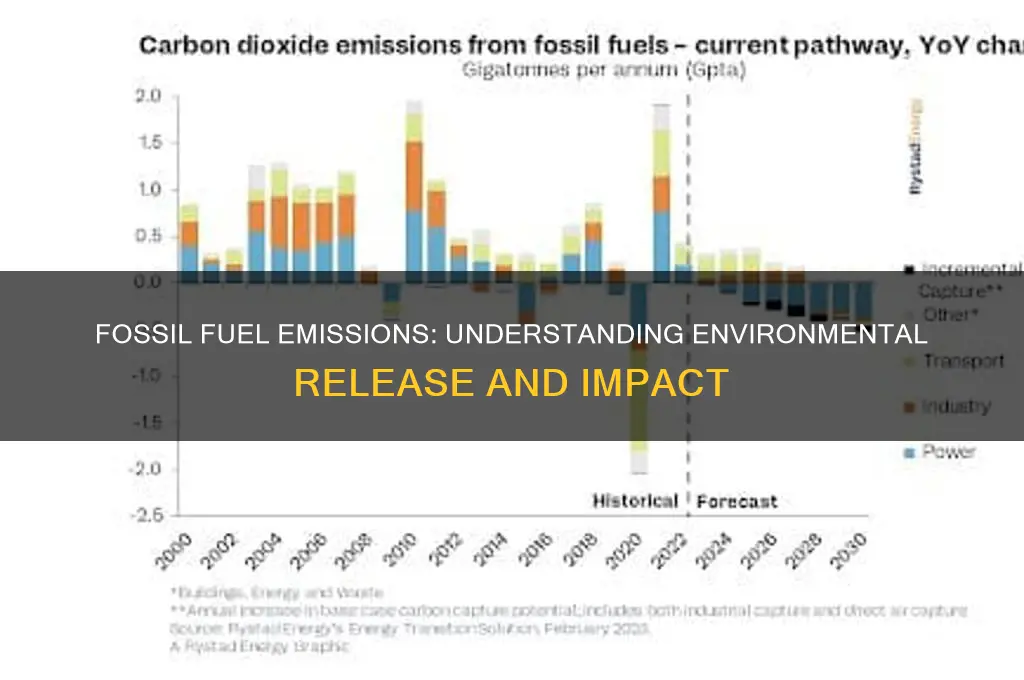 how is fossil fuel released into the environment