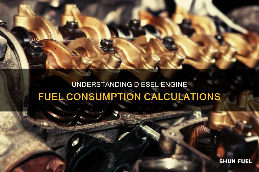 how is fuel consumption calculated in diesel engine