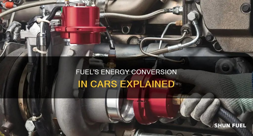 how is fuel converted into energy in a car