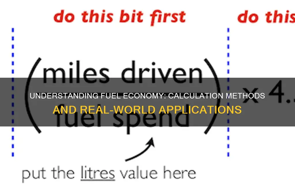how is fuel economy calculated