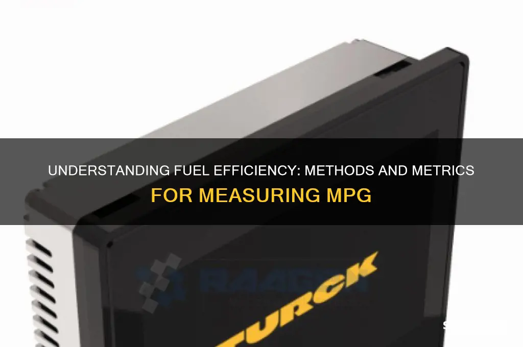 how is fuel efficiency measured